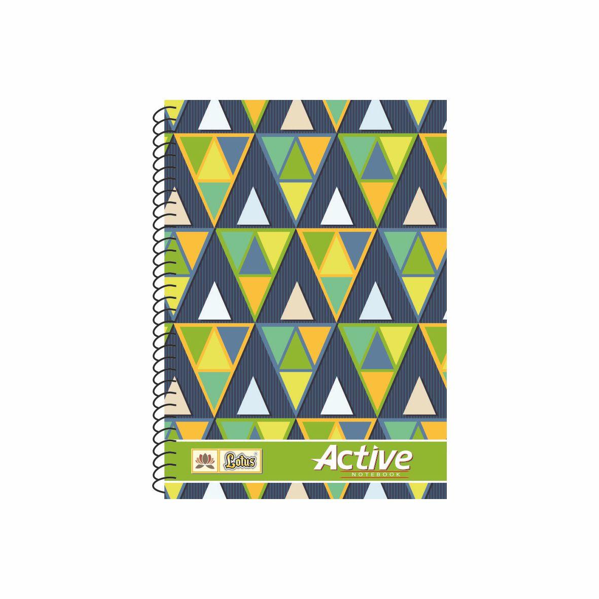 Lotus Spirals Notebook A-4