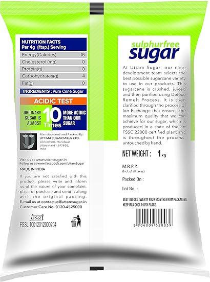 Uttam Sugar Sulphurless Sugar 1 Kg