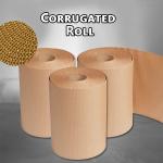 Corrugated Packaging Roll Brown (2 Ply)