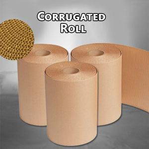 Corrugated Packaging Roll Brown (2 Ply)