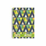Lotus Spirals Notebook A-4