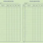 Trison Stock Register